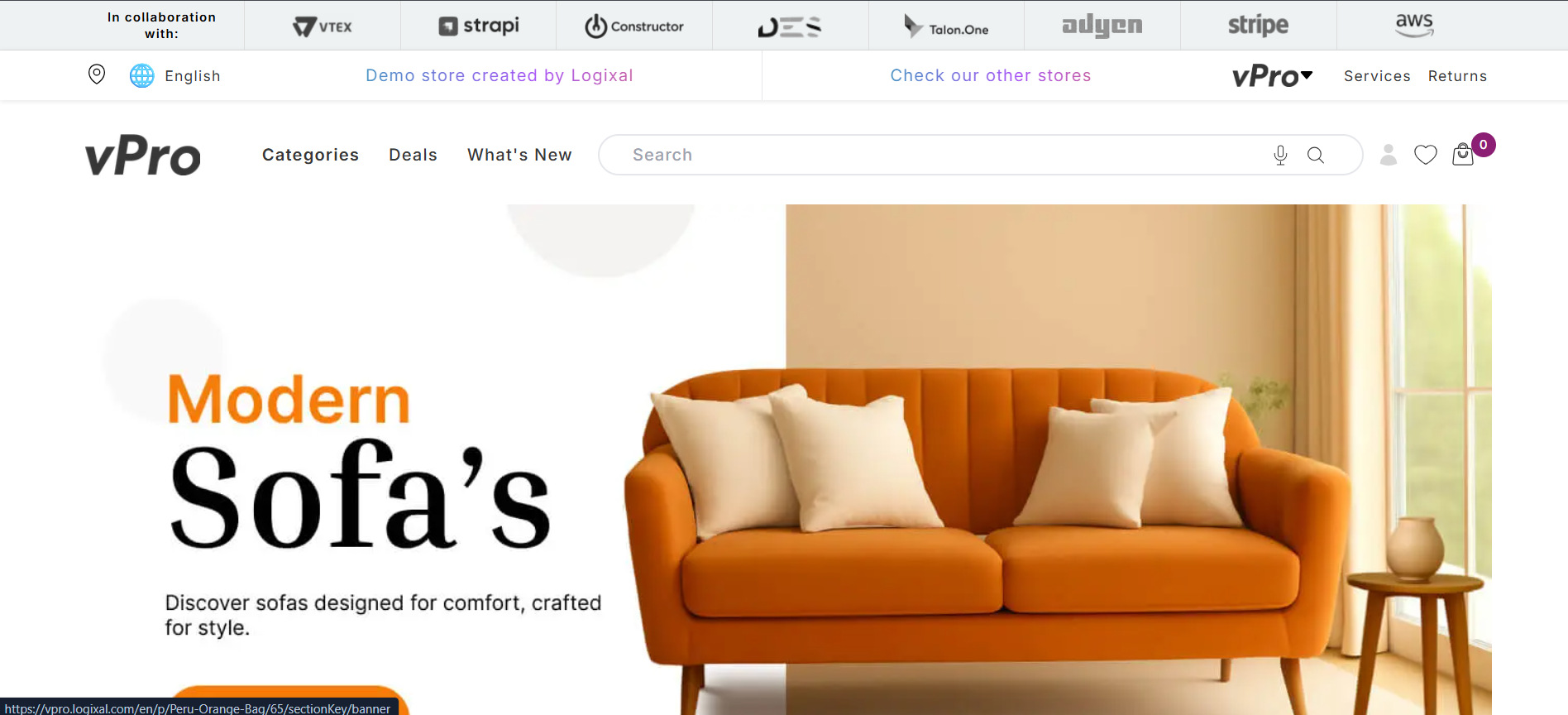Enterprise VTEX Commerce on Next.js screenshot